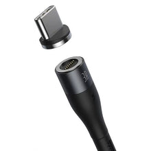 Заредете изображение във визуализатора на галерията – Baseus Zinc magnetic USB cable - USB Type C (charging 3 A / data 480 Mbps) Quick Charge AFC 1 m black
