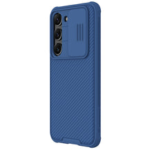 Заредете изображение във визуализатора на галерията – Nillkin CamShield Pro Case for Samsung Galaxy S23 cover with camera cover blue
