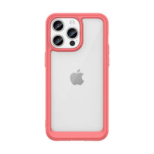 Заредете изображение във визуализатора на галерията – iPhone 15 Outer Space reinforced case with a flexible frame - red
