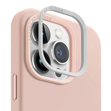 Заредете изображение във визуализатора на галерията – Uniq Lino Hue iPhone 15 Pro 6.1" case Magclick Charging pink/blush pink
