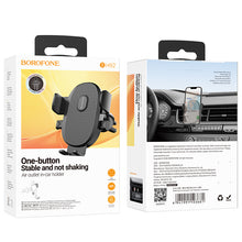 Заредете изображение във визуализатора на галерията – Borofone Car holder BH92 Grand to air vent black
