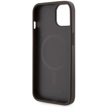 Заредете изображение във визуализатора на галерията – Guess GUHMP14SP4RPSW iPhone 14 6.1" brown/brown hardcase 4G Printed Stripes MagSafe
