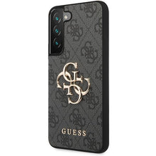 Заредете изображение във визуализатора на галерията – Guess GUHCS23S4GMGGR S23 S911 grey/grey hardcase 4G Big Metal Logo
