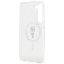 Заредете изображение във визуализатора на галерията – Karl Lagerfeld IML Ikonik MagSafe case for Samsung Galaxy S23+ - transparent
