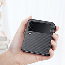 Заредете изображение във визуализатора на галерията – Dux Ducis Fino case is made of nylon material for Samsung Galaxy Z Flip4 black
