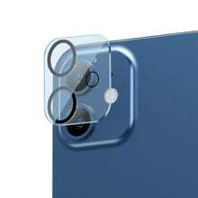 Заредете изображение във визуализатора на галерията – Baseus 2x tempered glass 0.3 mm for the entire camera iPhone 12 lens (SGAPIPH61N-AJT02)
