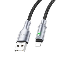 Заредете изображение във визуализатора на галерията – Borofone Cable BU40 Advantage - USB to Lightning - 2,4A 1,2 metres black
