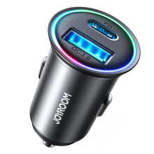 Заредете изображение във визуализатора на галерията – Joyroom JR-CCN04 60W USB-A USB-C mini charger - black
