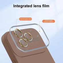 Заредете изображение във визуализатора на галерията – Soft Silicone Lens Case for Iphone 14 brown
