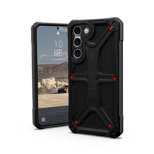 Заредете изображение във визуализатора на галерията – Futerał ( UAG ) Urban Armor Gear Monarch do SAMSUNG S23 PLUS 5G kevlar black
