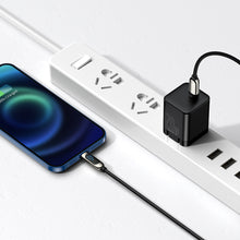 Заредете изображение във визуализатора на галерията – Baseus Cable Display - Type C to Lightning - PD 20W 2A 1 metre (CATLSK-01) black
