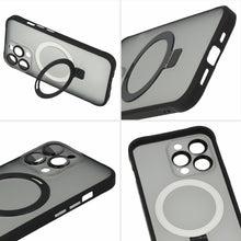 Заредете изображение във визуализатора на галерията – Tel Protect Magical Magsafe Stand Case for Iphone 15 black
