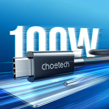 Заредете изображение във визуализатора на галерията – Choetech cable USB-C - USB-C Thunderbolt 4 0.8m black (A3010)
