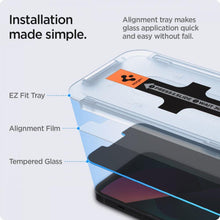 Заредете изображение във визуализатора на галерията – TEMPERED GLASS Spigen GLAS.TR "EZ FIT" 2-PACK IPHONE 13 PRO
