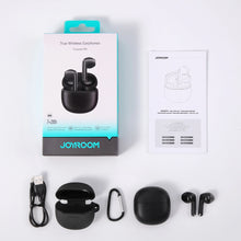Заредете изображение във визуализатора на галерията – TWS Joyroom Funpods Series JR-FB1 Bluetooth 5.3 wireless headphones - black
