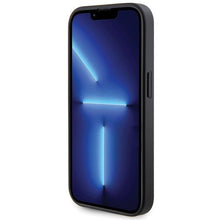 Заредете изображение във визуализатора на галерията – Guess GUHCP14LPS4DGPK case for iPhone 14 Pro - black Strass Metal Logo
