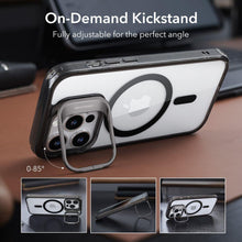 Заредете изображение във визуализатора на галерията – ESR CLASSIC KICKSTAND HALOLOCK MAGSAFE IPHONE 14 PRO CLEAR/BLACK
