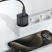 Заредете изображение във визуализатора на галерията – Acefast A73 Mini PD 20W GaN USB-C wall charger - black
