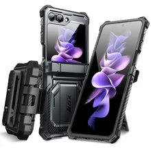 Заредете изображение във визуализатора на галерията – Supcase IBLSN ARMORBOX GALAXY Z Flip 5 BLACK

