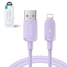 Заредете изображение във визуализатора на галерията – Lightning - USB 2.4A cable 1.2m Joyroom S-AL012A14 - purple
