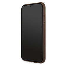 Заредете изображение във визуализатора на галерията – Guess GUHCN654GMGBR iPhone 11 Pro Max brązowy/brown hardcase 4G Big Metal Logo
