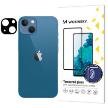Заредете изображение във визуализатора на галерията – 9H tempered glass for iPhone 15 Wozinsky Full Camera Glass - black
