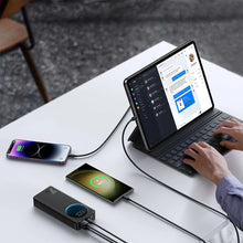 Заредете изображение във визуализатора на галерията – Joyroom JR-PBF03 30W 30000mAh powerbank + USB-A - USB-C cable 0.25m - black
