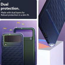 Заредете изображение във визуализатора на галерията – CASEOLOGY PARALLAX GALAXY WITH FLIP 4 MIDNIGHT BLUE
