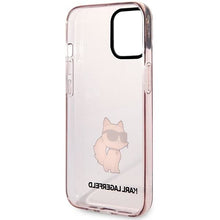 Заредете изображение във визуализатора на галерията – Karl Lagerfeld KLHCP12MHNCHTCP iPhone 12 /12 Pro 6.1" pink/pink hardcase Ikonik Choupette
