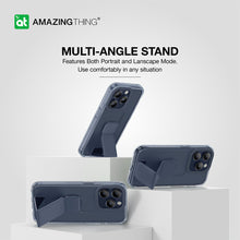 Заредете изображение във визуализатора на галерията – Amazing Thing Titan Pro Holder Case IP156.7PTHBU for Iphone 15 Pro Max navy with stand
