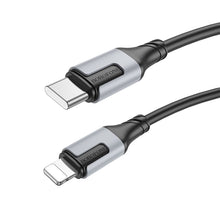 Заредете изображение във визуализатора на галерията – Borofone Cable BX101 Creator - Type C to Lightning - PD 27W 3A 1 metre black
