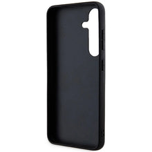 Заредете изображение във визуализатора на галерията – Karl Lagerfeld Fixed Glitter Ikonik Logo Metal Pin case for Samsung Galaxy S24 - black
