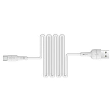 Заредете изображение във визуализатора на галерията – Borofone Cable BX30 Silicone - USB to Type C - 3A 1 metre white

