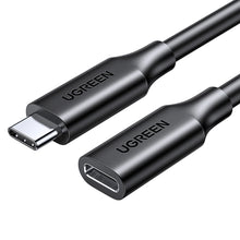 Заредете изображение във визуализатора на галерията – Ugreen cable extension adapter USB C (male) - USB C (female) 100W 10Gb/s 1m black
