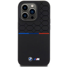 Заредете изображение във визуализатора на галерията – BMW M Silicone Pattern MagSafe case for iPhone 15 Pro - black
