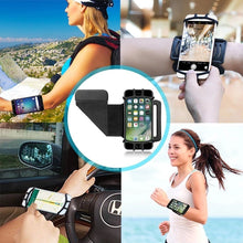 Заредете изображение във визуализатора на галерията – Universal Running Forearm Armband for 6" Smartphones black
