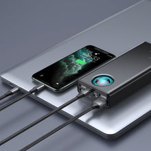 Заредете изображение във визуализатора на галерията – Baseus Amblight power bank 65W 30000mAh Overseas Edition black (PPLG000101)
