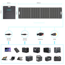 Заредете изображение във визуализатора на галерията – Choetech SC017 400W Light-weight Solar Charger Pannel Black
