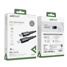 Заредете изображение във визуализатора на галерията – Acefast cable type c to iphone lightning 8-pin mfi 3a pd30w aluminum alloy c1-01 1,2 m black - TopMag
