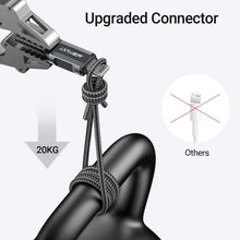 Заредете изображение във визуализатора на галерията – Acefast cable usb to iphone lightning 8-pin mfi 2,4a aluminum alloy c1-02 1,2 m black - TopMag
