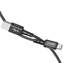 Заредете изображение във визуализатора на галерията – Acefast cable usb to type c 3a aluminum alloy c1-04 1,2 m black - TopMag
