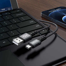 Заредете изображение във визуализатора на галерията – Acefast cable usb to type c 3a aluminum alloy c1-04 1,2 m grey - TopMag
