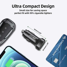 Заредете изображение във визуализатора на галерията – Acefast car charger 2 x usb-type c qc3.0 pd72w b2 metal black - TopMag
