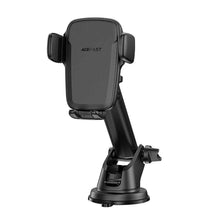 Заредете изображение във визуализатора на галерията – Acefast car holder with wireless charging automatic clamping 15w central console / window / air vent d1 black - TopMag
