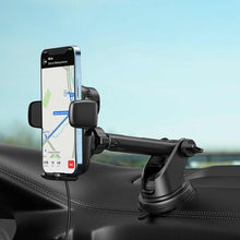 Заредете изображение във визуализатора на галерията – Acefast car holder with wireless charging automatic clamping 15w central console / window / air vent d1 black - TopMag
