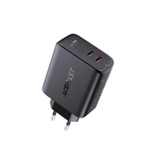 Заредете изображение във визуализатора на галерията – Acefast charger 2 x type c qc3.0 pd40w a9 black - TopMag
