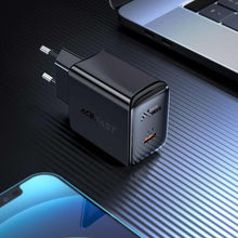 Заредете изображение във визуализатора на галерията – Acefast charger gan type c qc3.0 pd30w a21 black - TopMag
