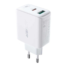 Заредете изображение във визуализатора на галерията – Acefast charger type c + usb qc3.0 pd32w a5 white - TopMag
