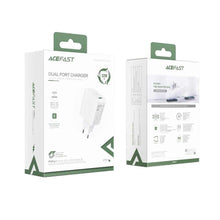 Заредете изображение във визуализатора на галерията – Acefast charger type c + usb qc3.0 pd32w a5 white - TopMag
