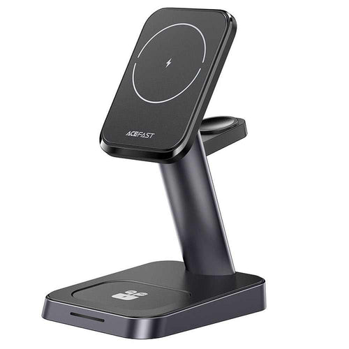 Acefast desktop wireless charging stand 15w 3in1 (for magsafe + watch + headset) e3 black - TopMag